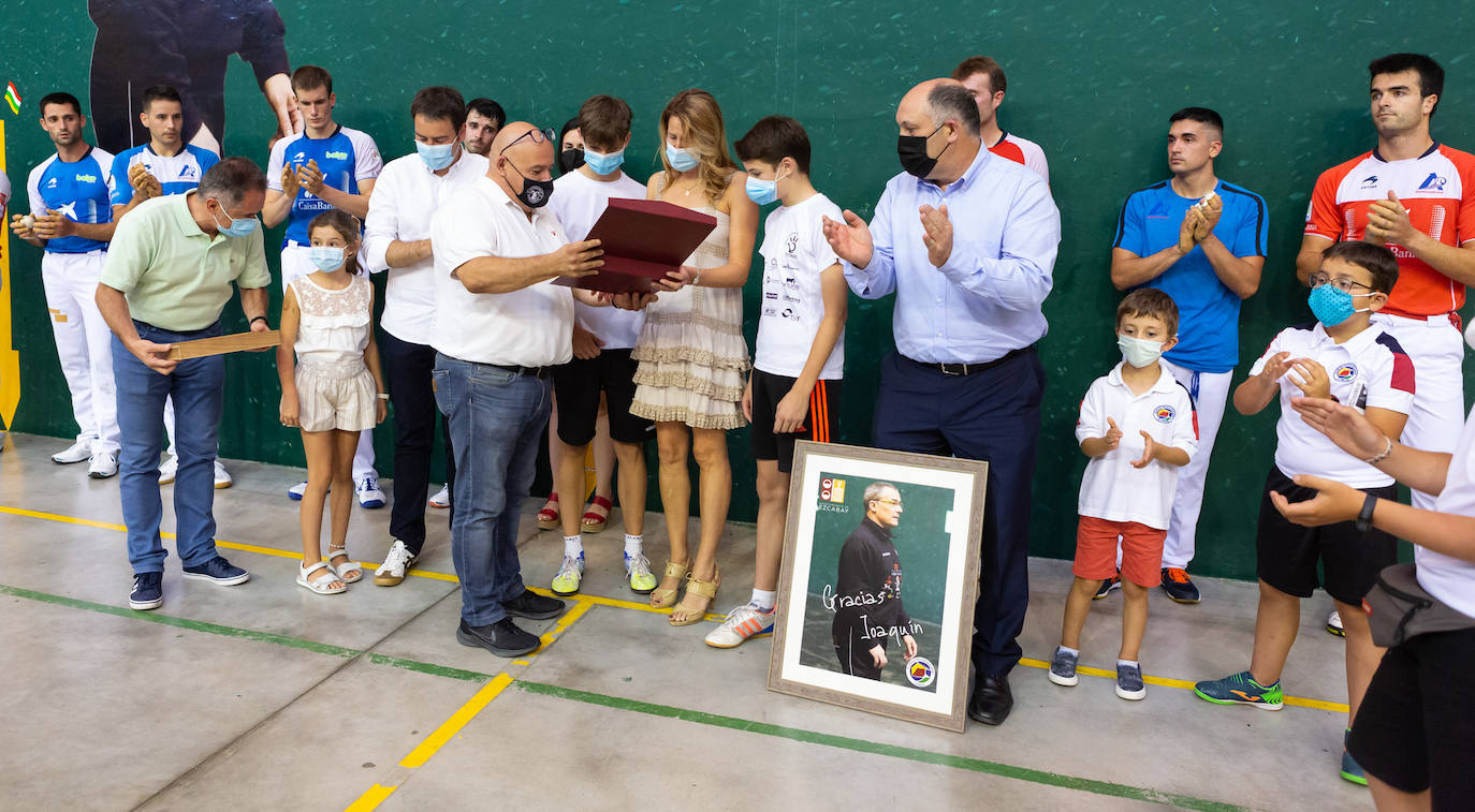 Fotos: Ezcaray y el mundo de la pelota homenajean al desaparecido Joaquín Plaza con un festival