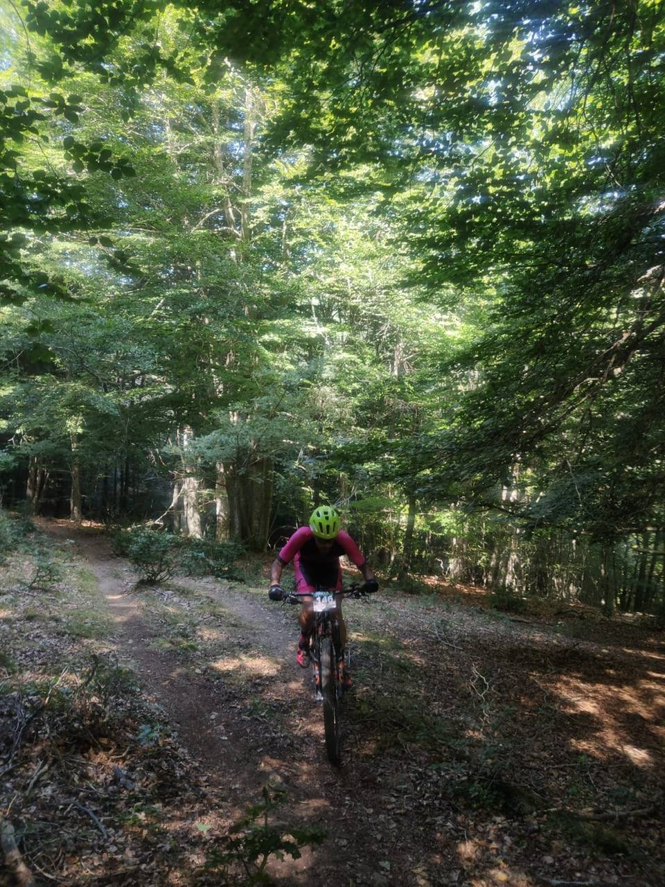 265 ciclistas en una marcha inédita que recorrió 75 kilómetros por los bellos parajes boscosos del Alto Iregua. 