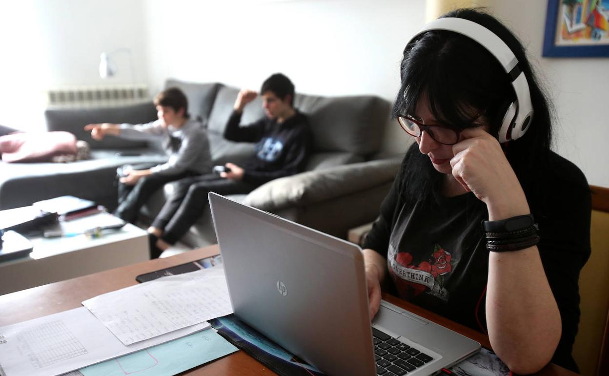 Teletrabajo durante la pandemia. 