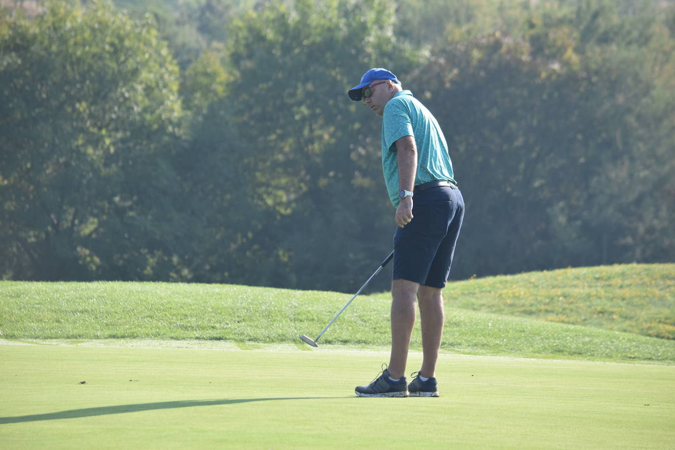 Los participantes en el torneo de patrocinadores de la Liga de Golf y Vino disfrutaron de un gran día de golf en El Campo de Logroño. 