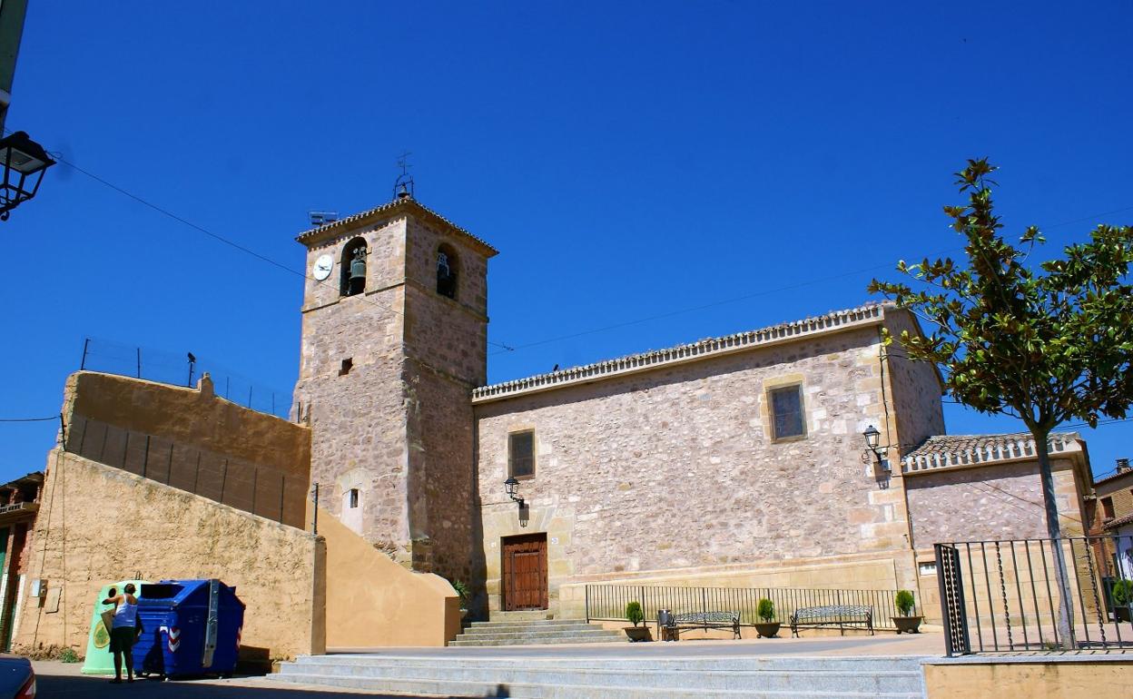 Iglesia de Hormilleja, localidad que tuvo monasterio dependiente del de Nájera. 