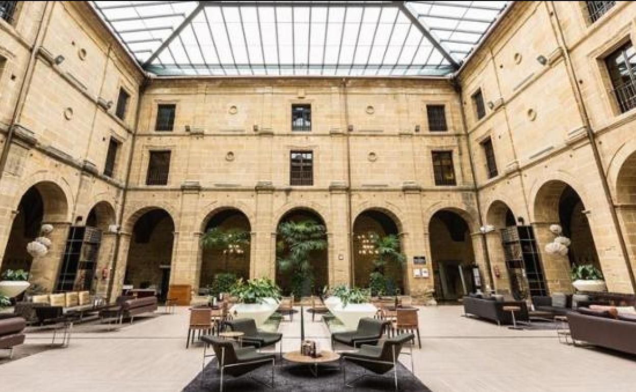 Claustro del Hotel Los Agustinos, donde se disputará la final del concurso 