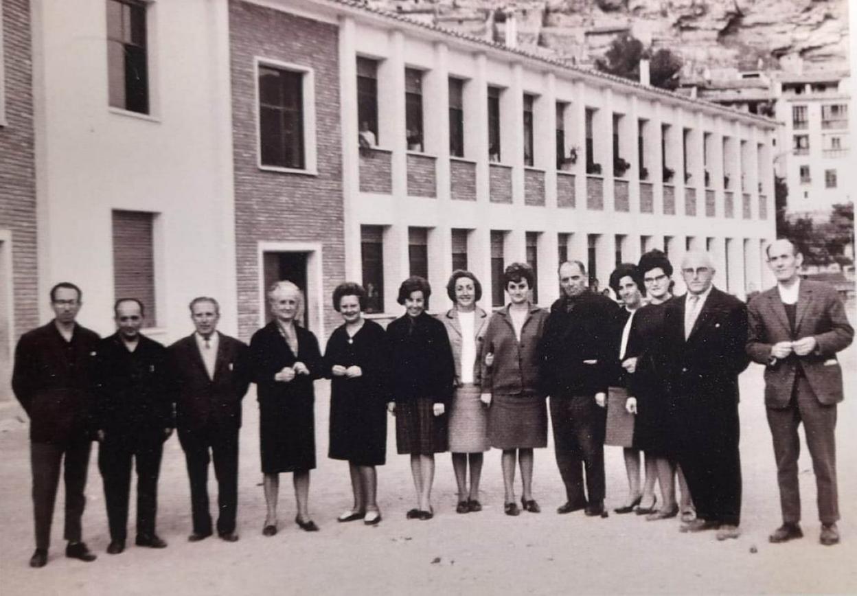 La Retina: maestros de Cervera del Río Alhama en el año 1965