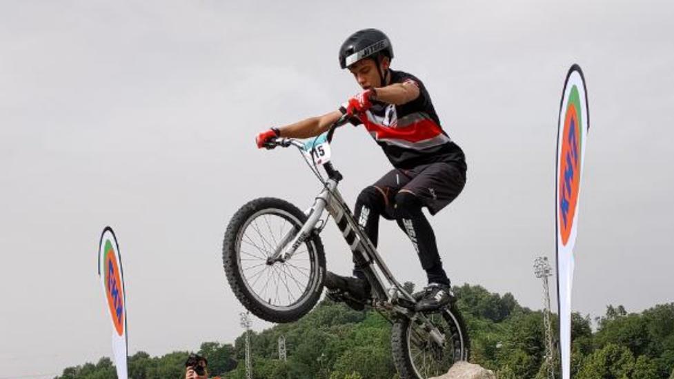 Equilibrio. Travis compitiendo en Vic (Barcelona) este año. 