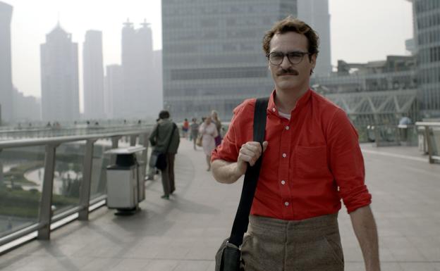 Joaquín Phoenix, en 'Her'.