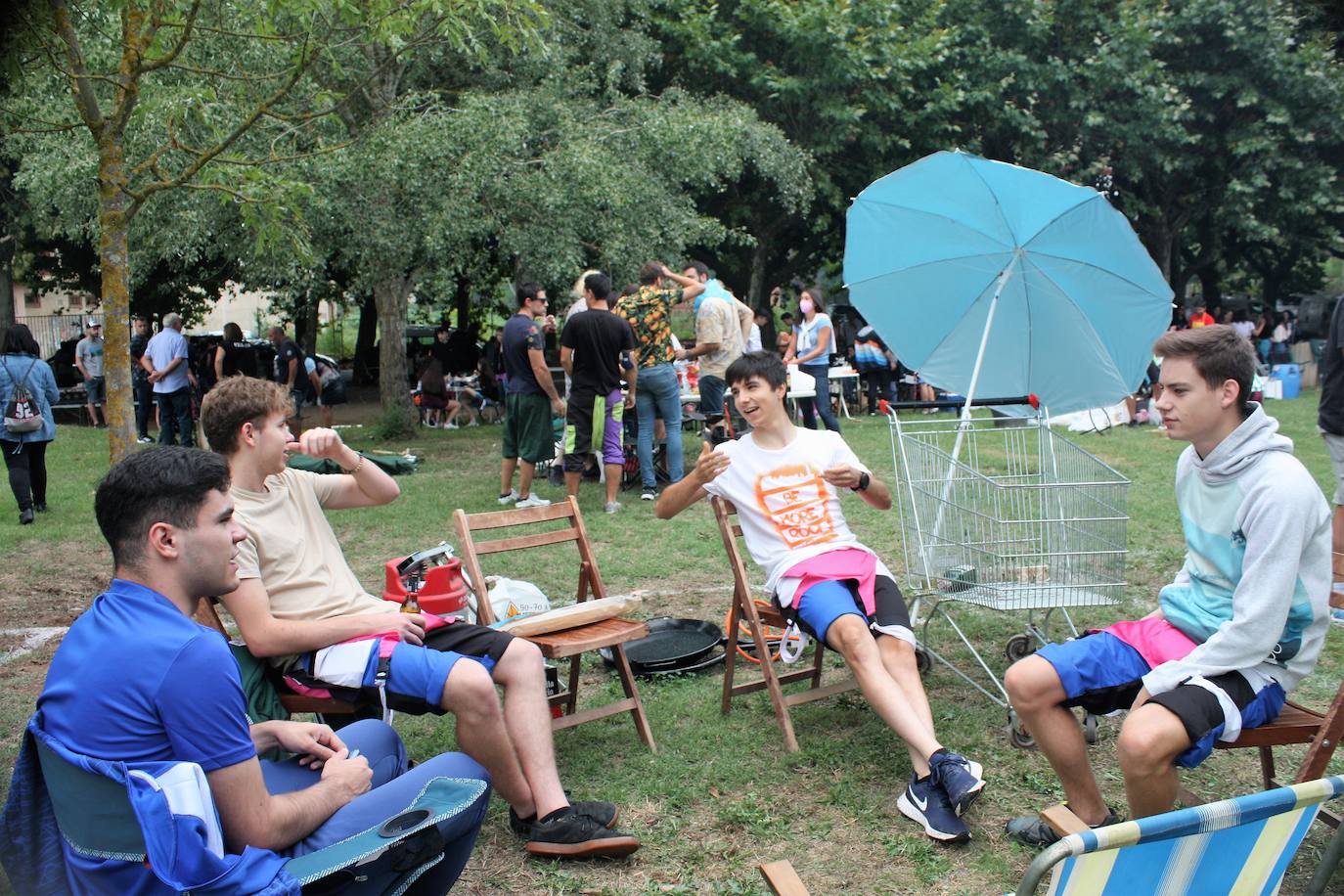 Un total de 52 cuadrillas han participado en la actividad, encuadrada en el último día de fiestas en Nájera