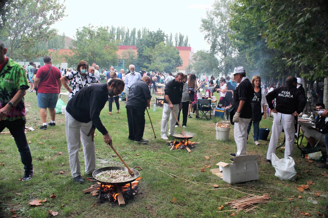 Un total de 52 cuadrillas han participado en la actividad, encuadrada en el último día de fiestas en Nájera