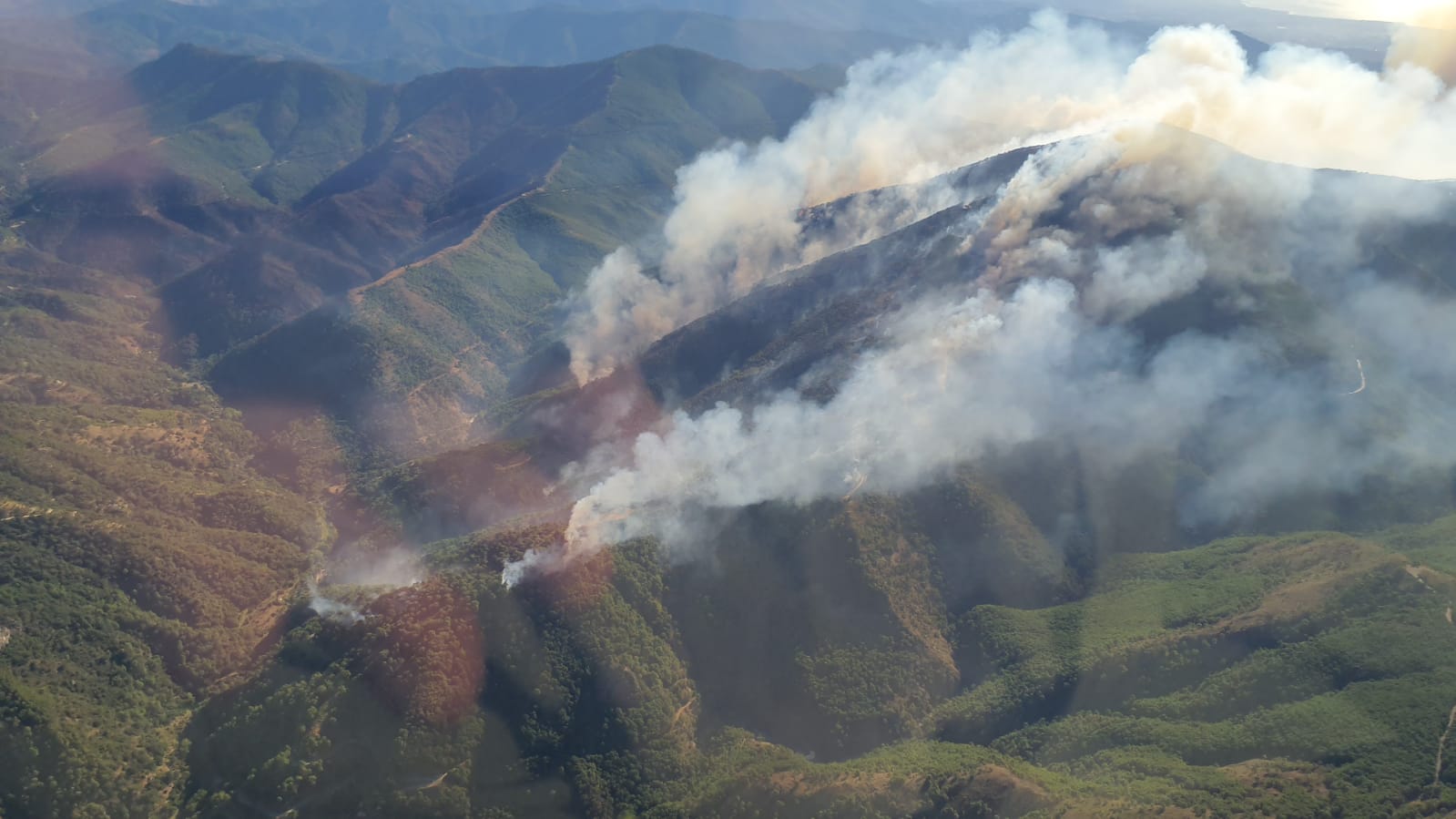 Fotos: Incendio en Sierra Bermeja