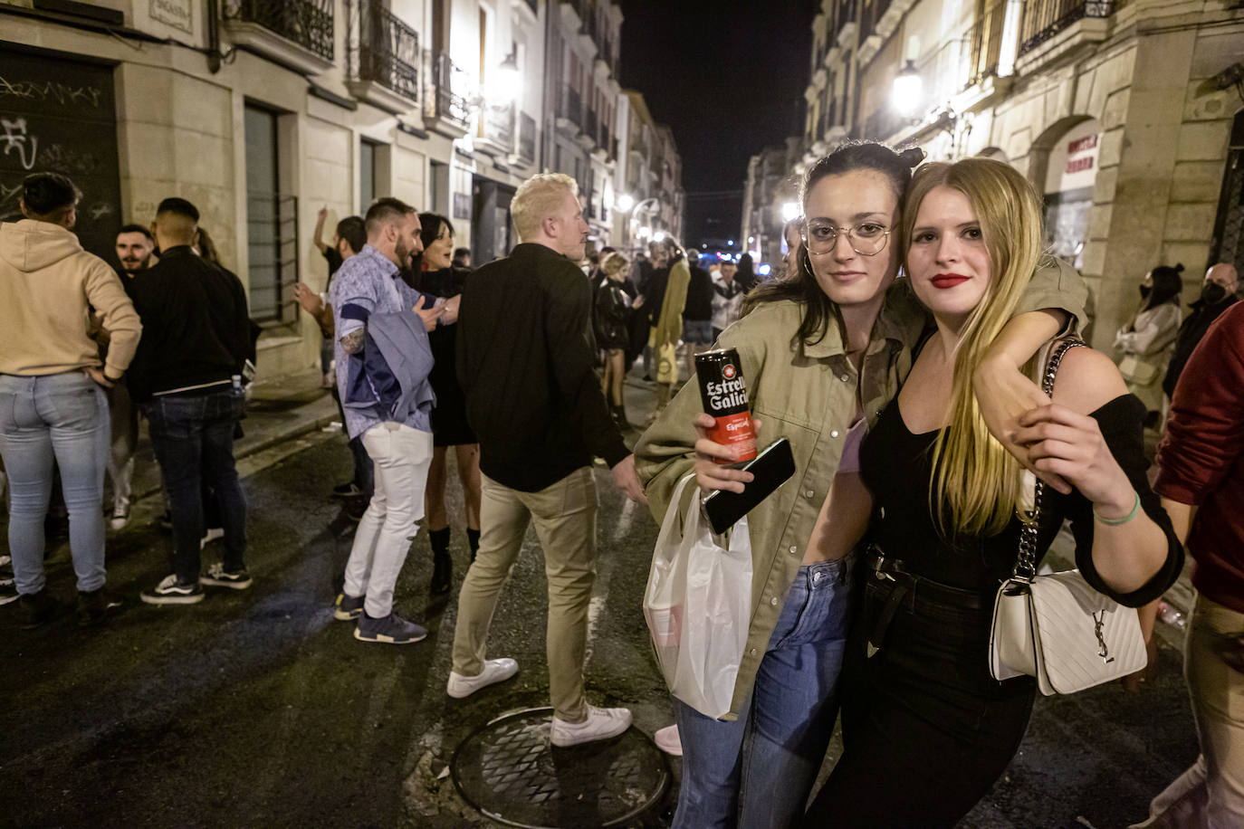 Los jóvenes se trasladaron desde el Casco Antiguo de la ciudad hasta el parque de la capital riojana