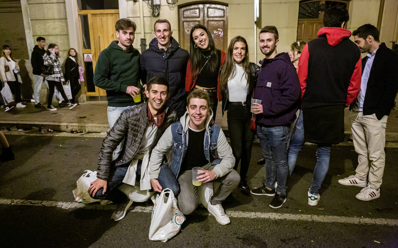 Los jóvenes se trasladaron desde el Casco Antiguo de la ciudad hasta el parque de la capital riojana