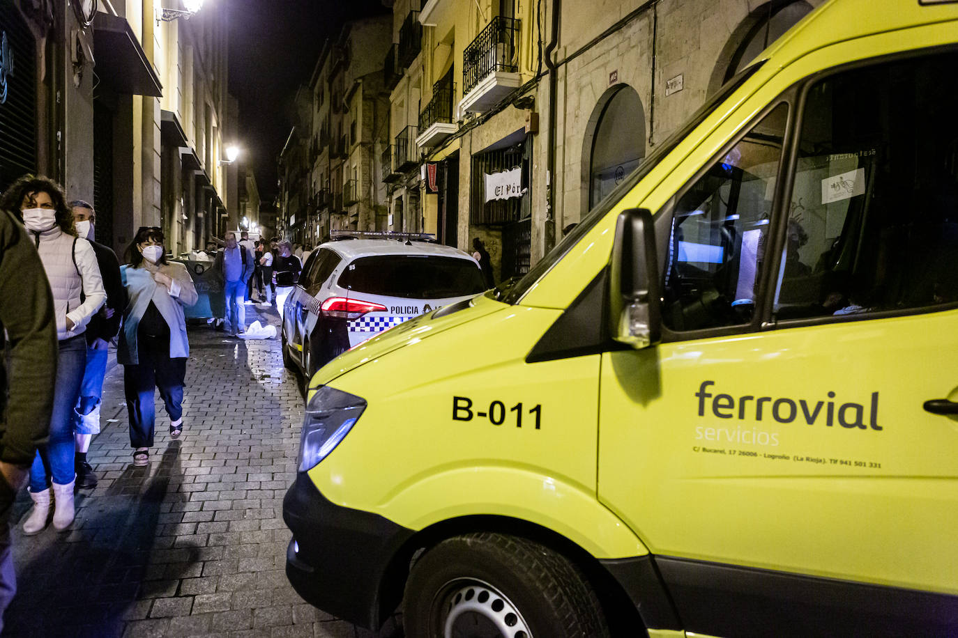 Los jóvenes se trasladaron desde el Casco Antiguo de la ciudad hasta el parque de la capital riojana