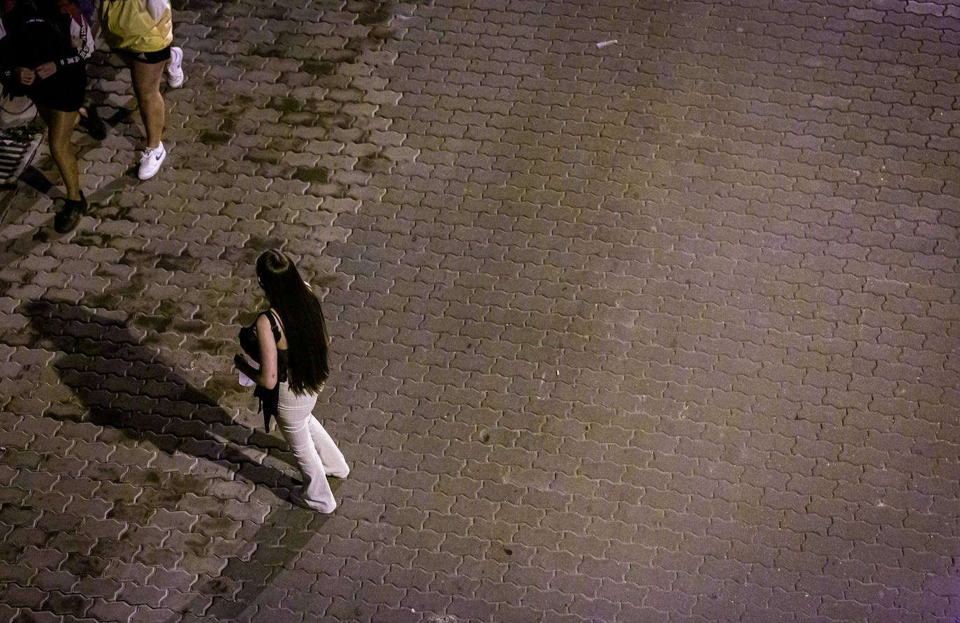 Los jóvenes se trasladaron desde el Casco Antiguo de la ciudad hasta el parque de la capital riojana