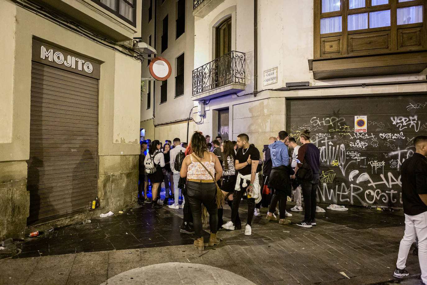 Los jóvenes se trasladaron desde el Casco Antiguo de la ciudad hasta el parque de la capital riojana