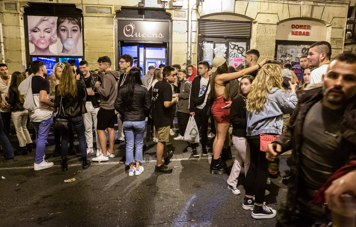 Los jóvenes se trasladaron desde el Casco Antiguo de la ciudad hasta el parque de la capital riojana