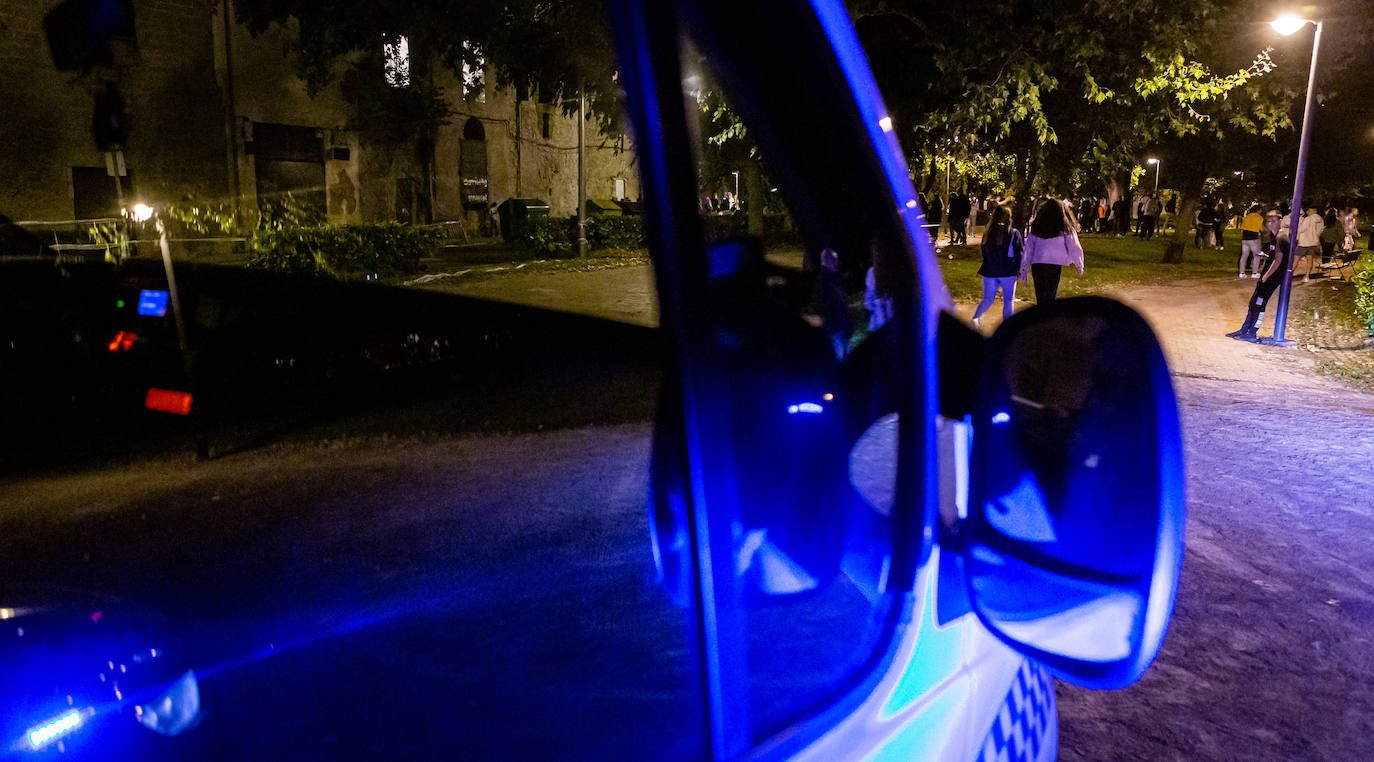 Los jóvenes se trasladaron desde el Casco Antiguo de la ciudad hasta el parque de la capital riojana