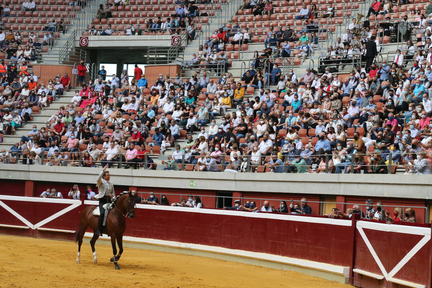 Guillermo Hermoso de Mendoza ha sido el gran triunfador de la tarde al cortar tres orejas