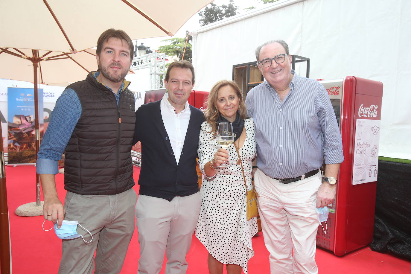 Buen ambiente de nuevo en el enclave de El Espolón en una jornada protagonizada por Delicious Gastronomía y los vinos de Marqués de Riscal