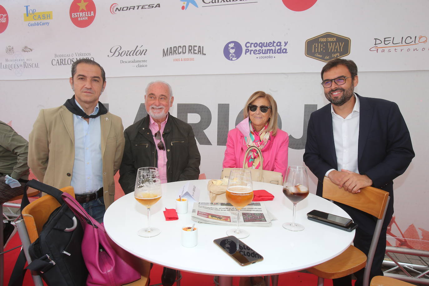 Buen ambiente de nuevo en el enclave de El Espolón en una jornada protagonizada por Delicious Gastronomía y los vinos de Marqués de Riscal