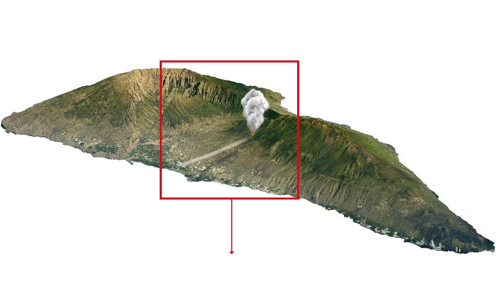 Así es la erupción volcánica de La Palma