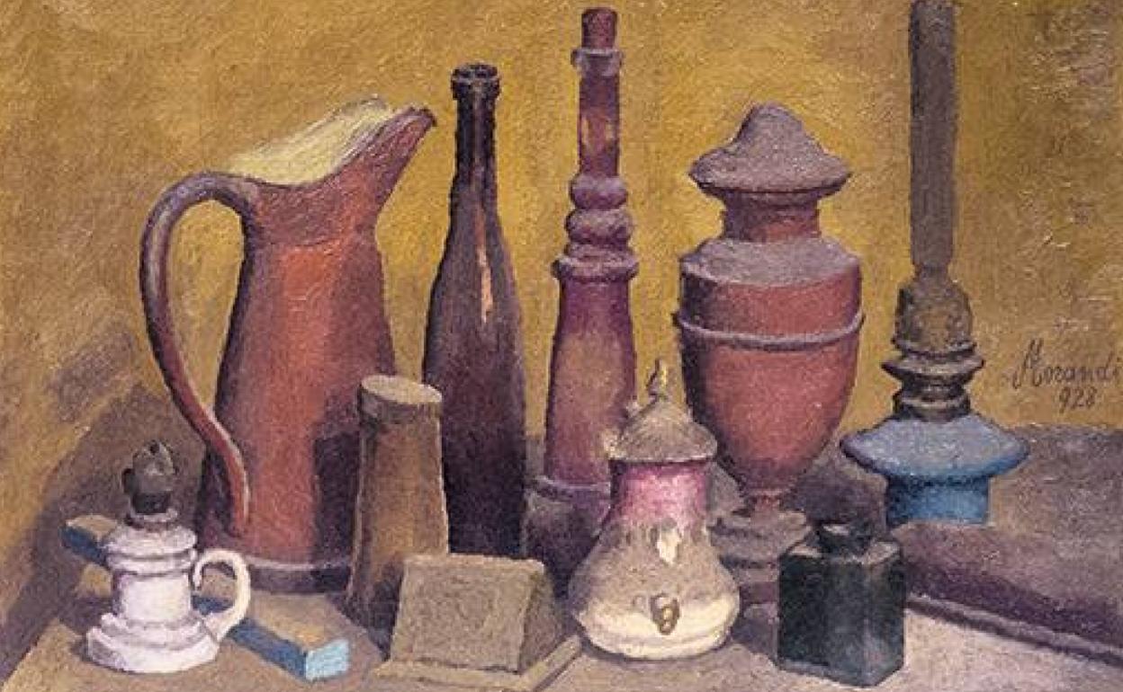 Una de las 109 obras de Giorgio Morandi que la Fundación Mapfre exhibe en Madrid hasta el próximo enero. 