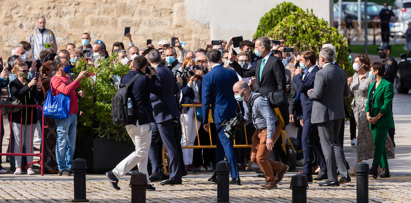 Fotos: El rey Felipe VI visita Logroño