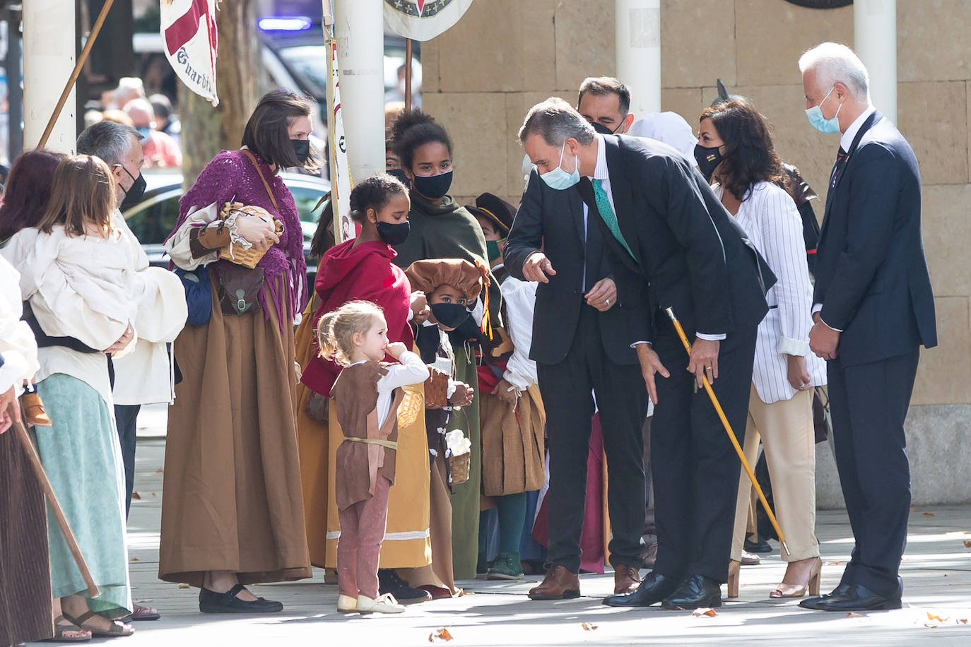 Fotos: Un caluroso recibimiento al rey Felipe VI en Logroño