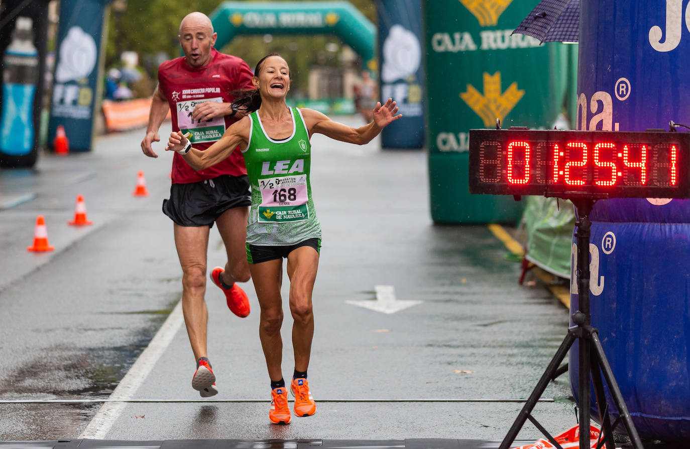 La lluvia no ha frenado la ilusión de los participantes en la prueba