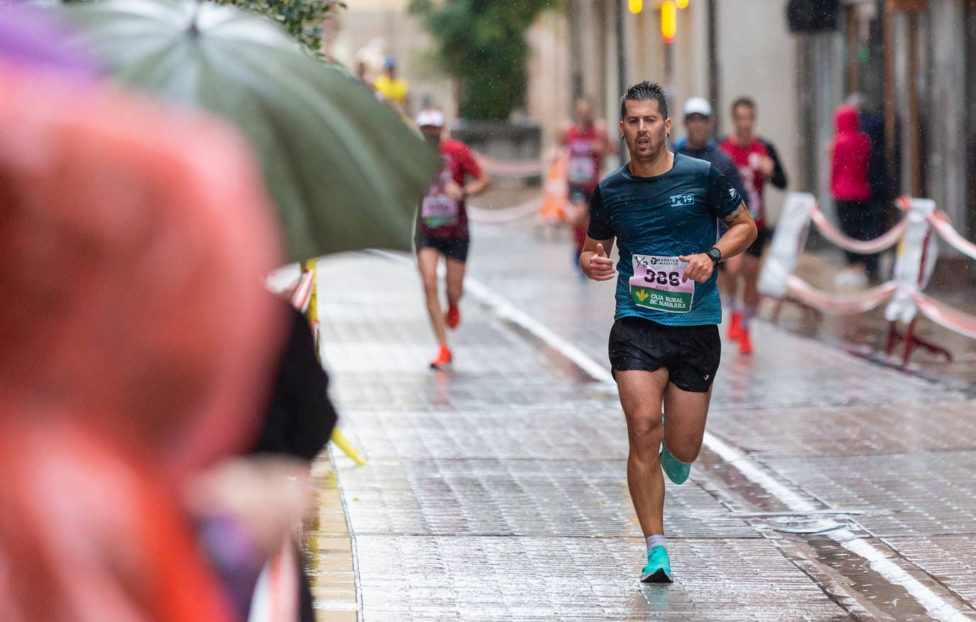 La lluvia no ha frenado la ilusión de los participantes en la prueba