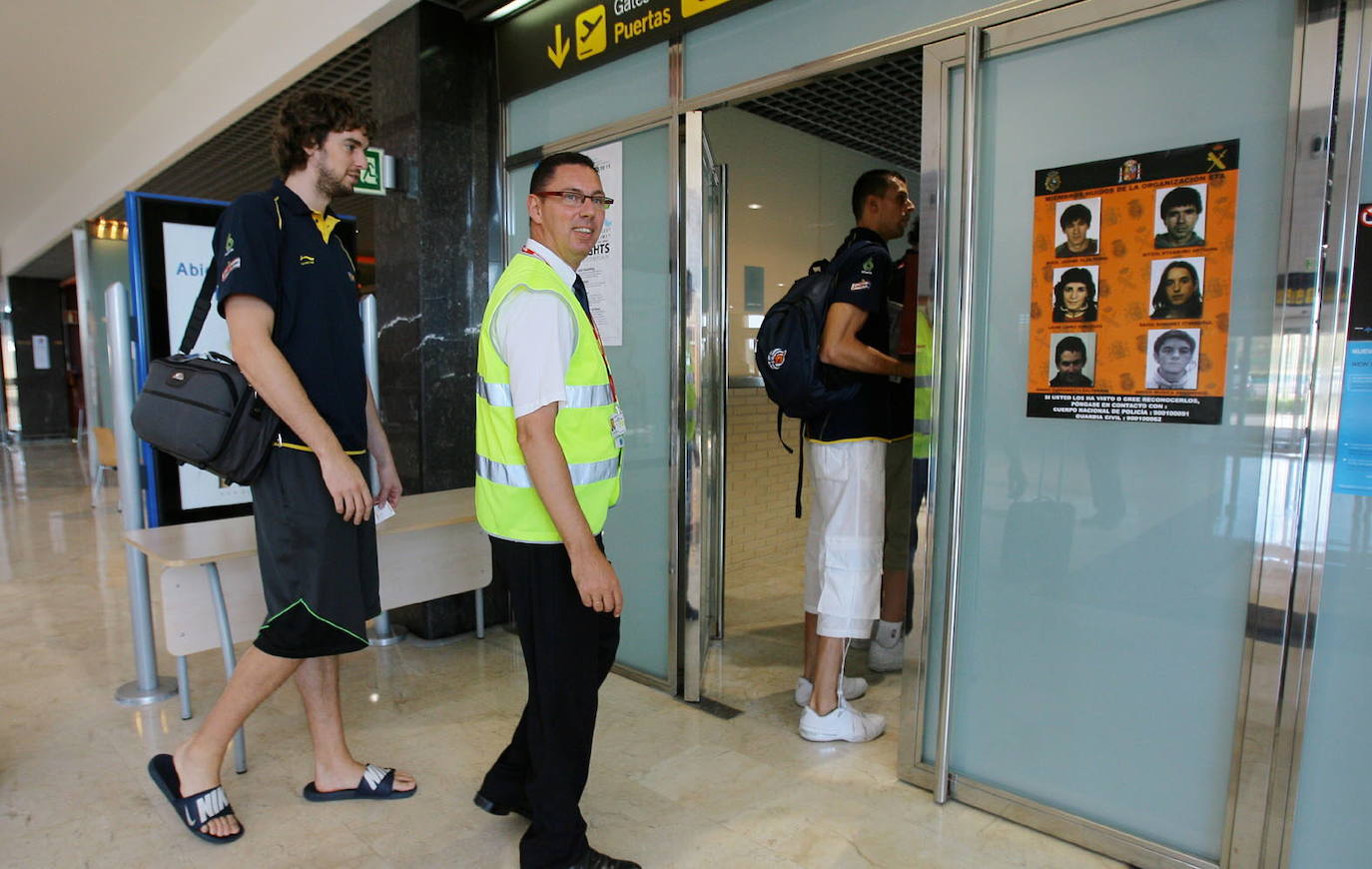 Fotos: Momentos de Pau Gasol en sus visitas a La Rioja