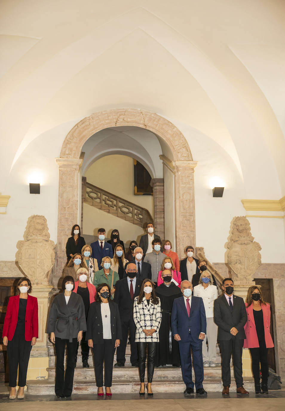 Fotos: La reina clausura el seminario de la Lengua en San Millán de la Cogolla