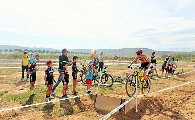 Imagen principal - Arrúbal acoge el I Trofeo Escolar de BTT
