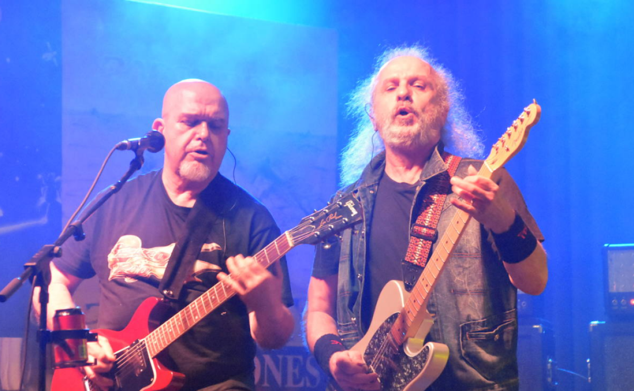 Barón Rojo, en su concierto de febrero de 2020 en Entreviñas.