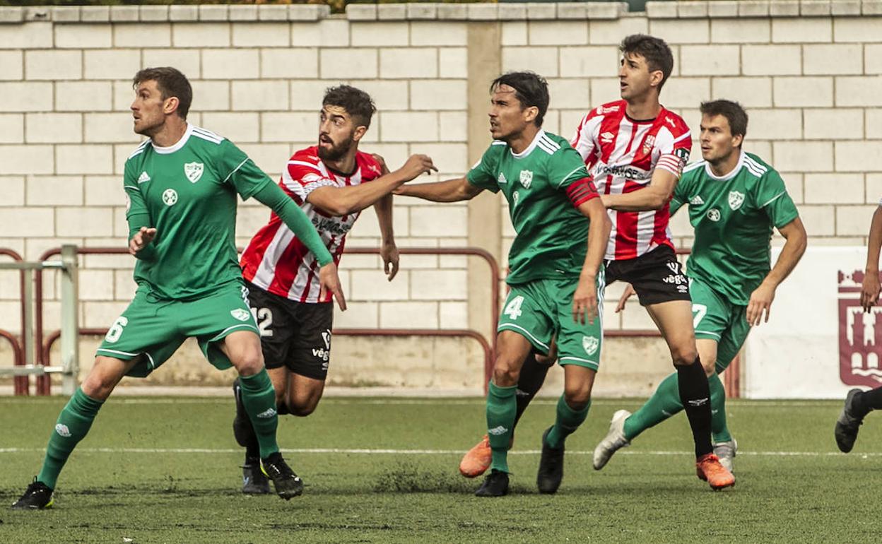 Un momento del partido. 