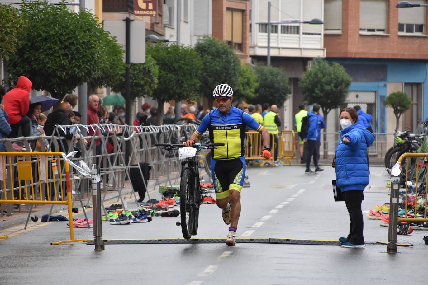 El séptimo duatlón cross de Rincón de Soto contó este domingo con 152 participantes, 92 en individual y 60 en pareja.