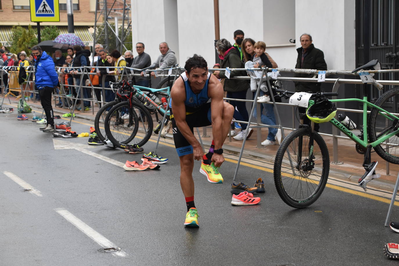 El séptimo duatlón cross de Rincón de Soto contó este domingo con 152 participantes, 92 en individual y 60 en pareja.