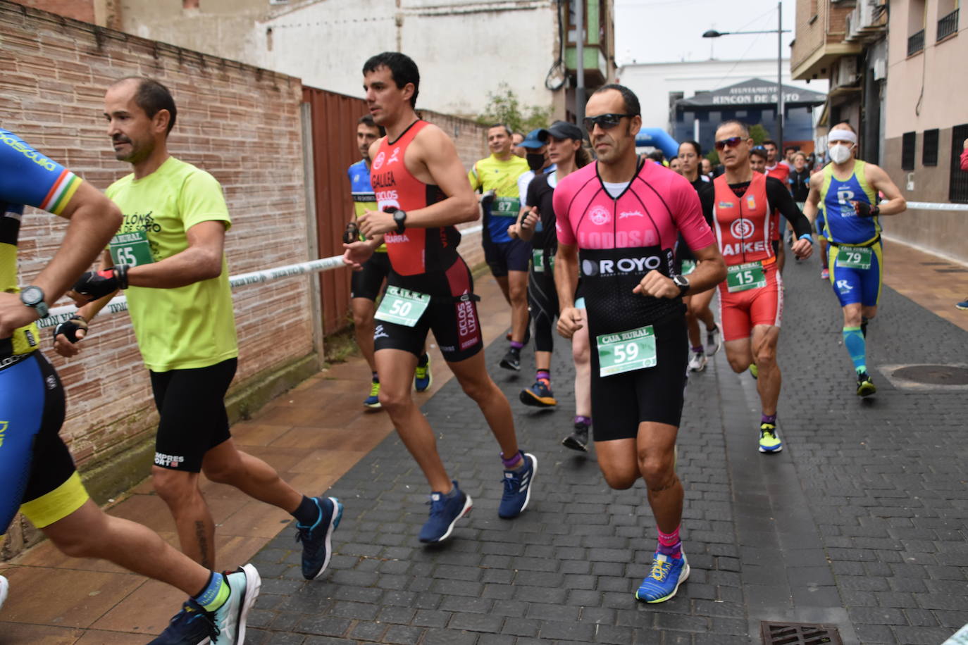 El séptimo duatlón cross de Rincón de Soto contó este domingo con 152 participantes, 92 en individual y 60 en pareja.