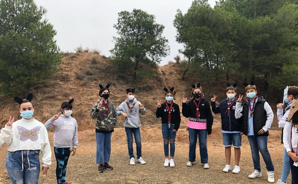 Los scouts alfareños iniciaron el curso en los pantanos de La Molineta. 