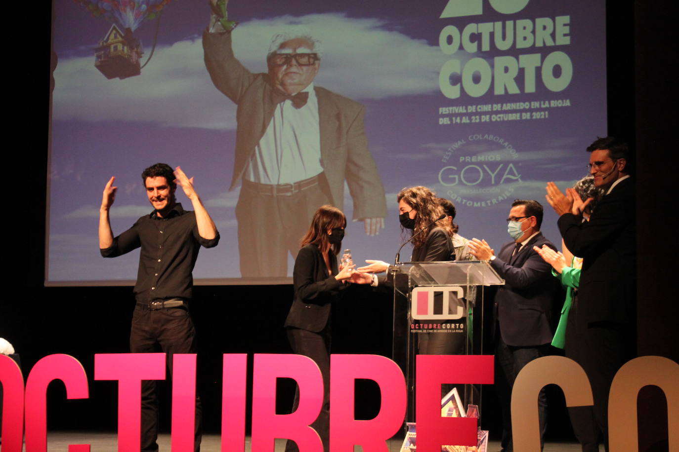 El 23 Festival de Cine entregó el premio Ciudad de Arnedo a Aura Garrido