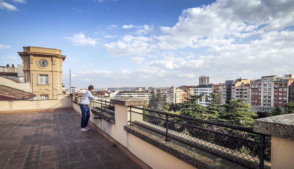 Vista desde la azotea que corona el edificio