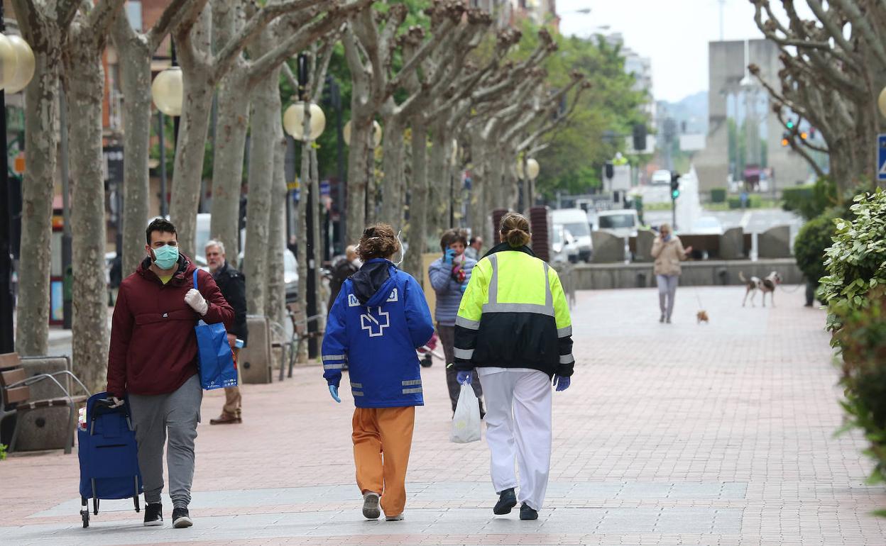 Avenida de la paz, de Logroño.