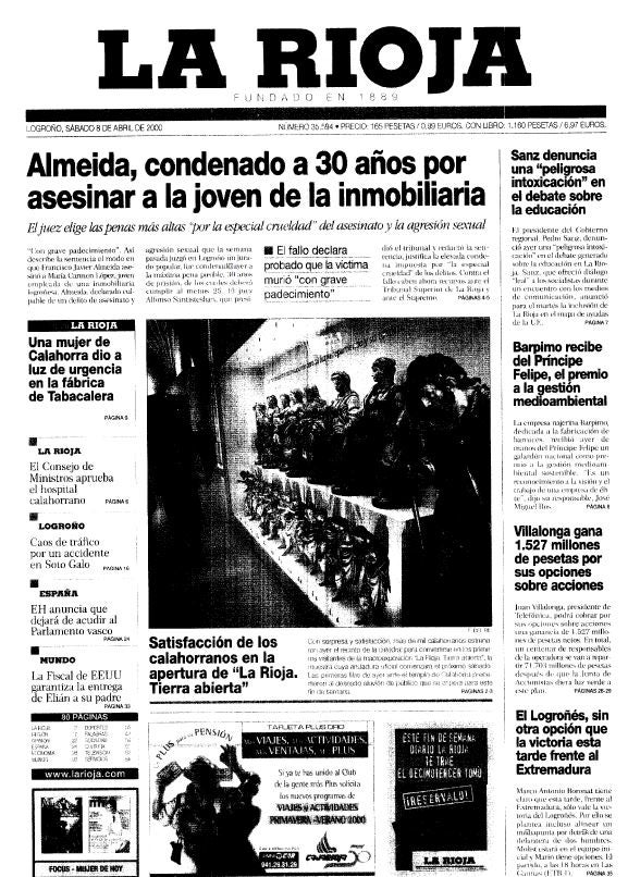 El presunto autor de la muerte del niño de 9 años en Lardero es la misma persona condenada por el asesinato de la empleada de una inmobiliaria de Logroño en 1998 