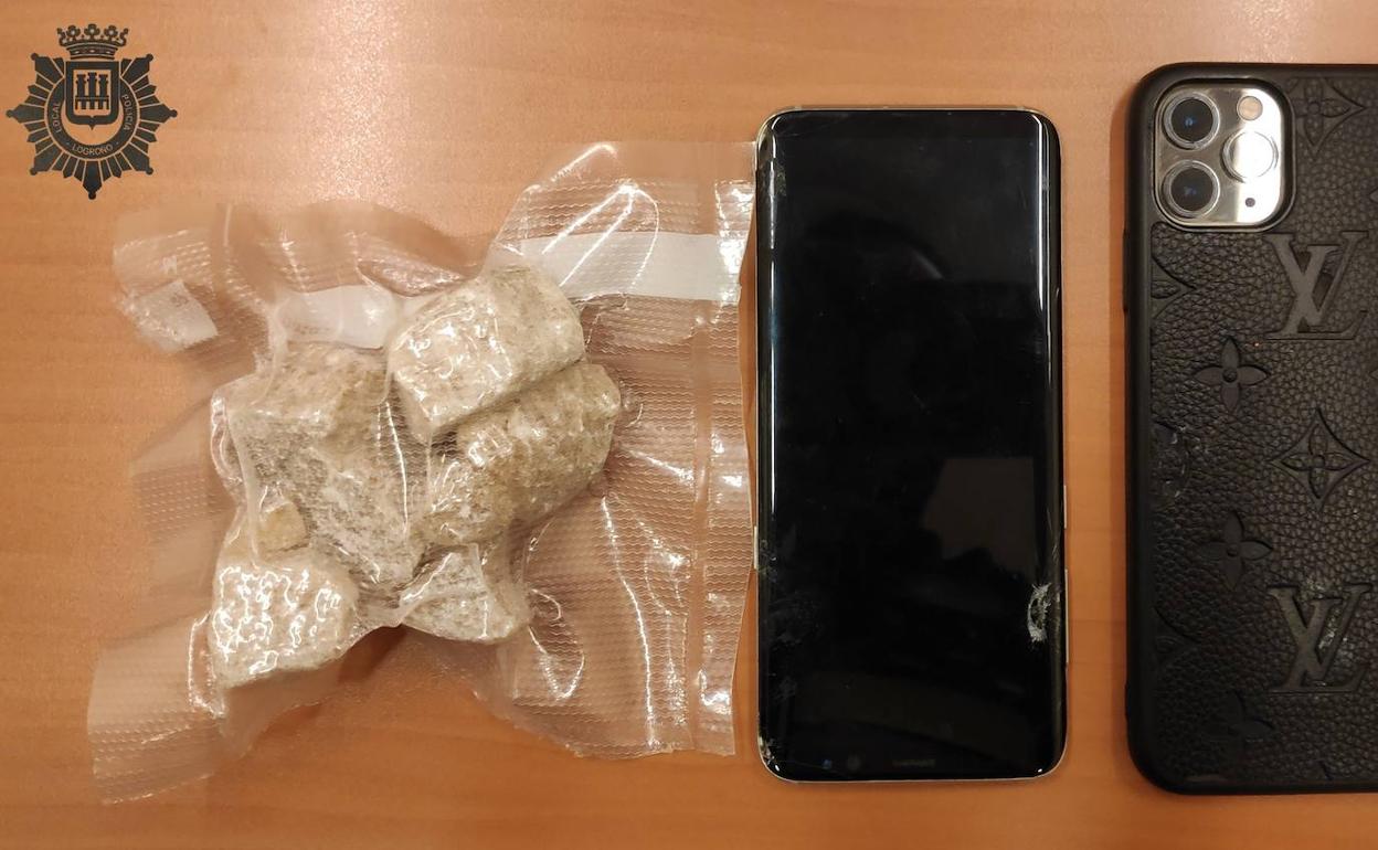 Detenido un individuo en Logroño con 89 gramos de cristal de metanfetamina