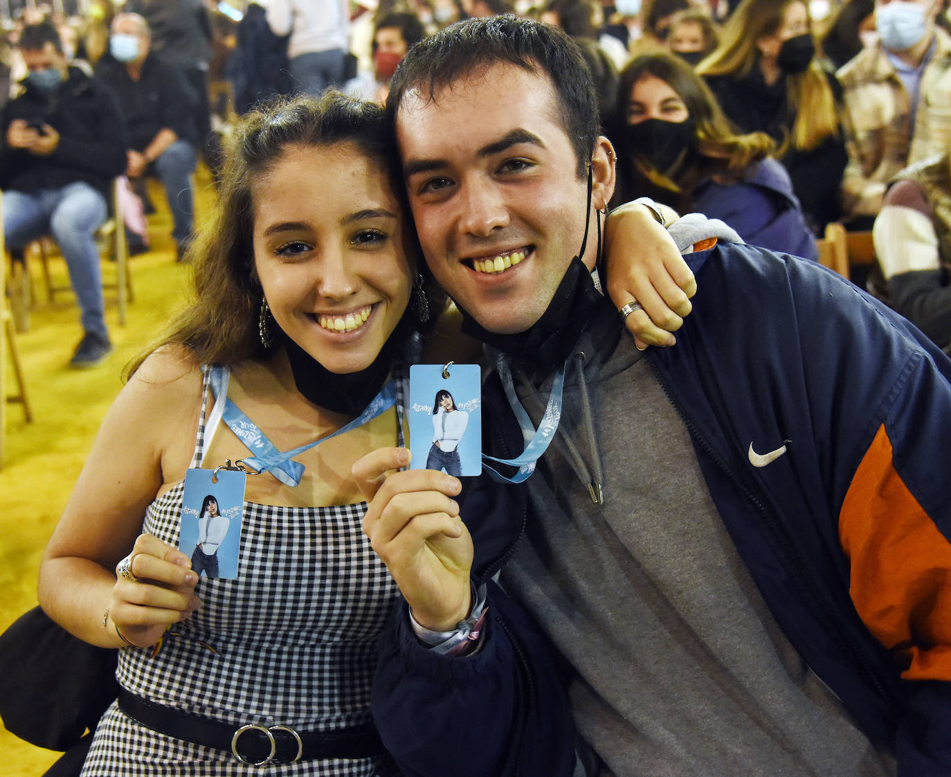 La joven cantante hizo disfrutar a sus seguidores riojanos este sábado