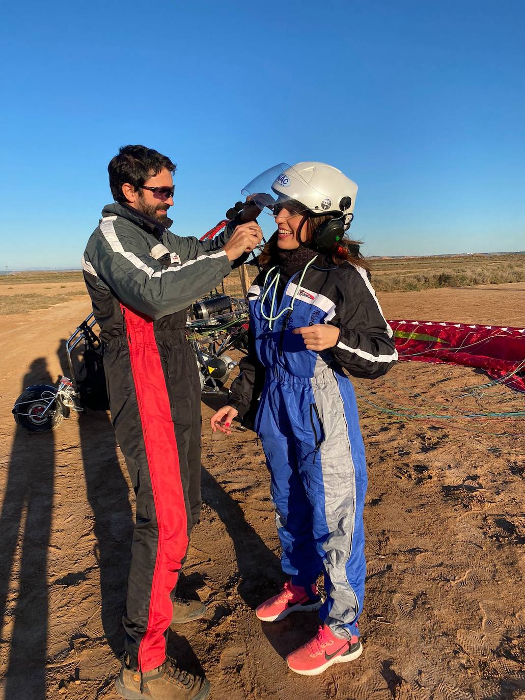 Fotos: Vuelo sobre Alfaro en paramotor