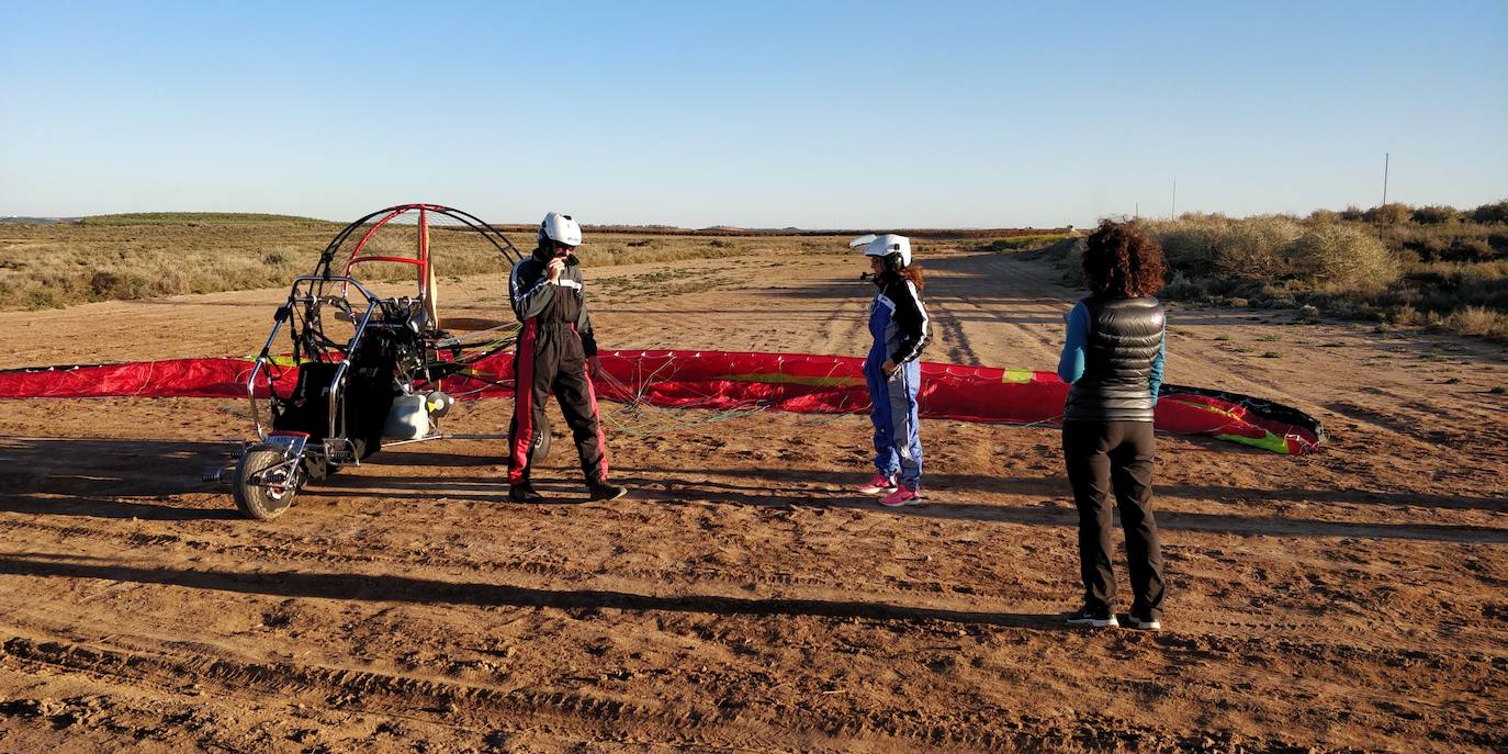 Fotos: Vuelo sobre Alfaro en paramotor