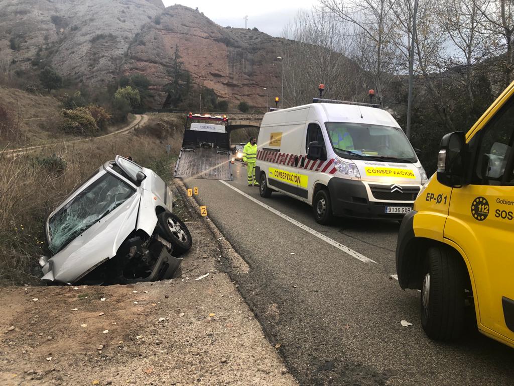 Imagen del vehículo en el que viajaba la víctima. 