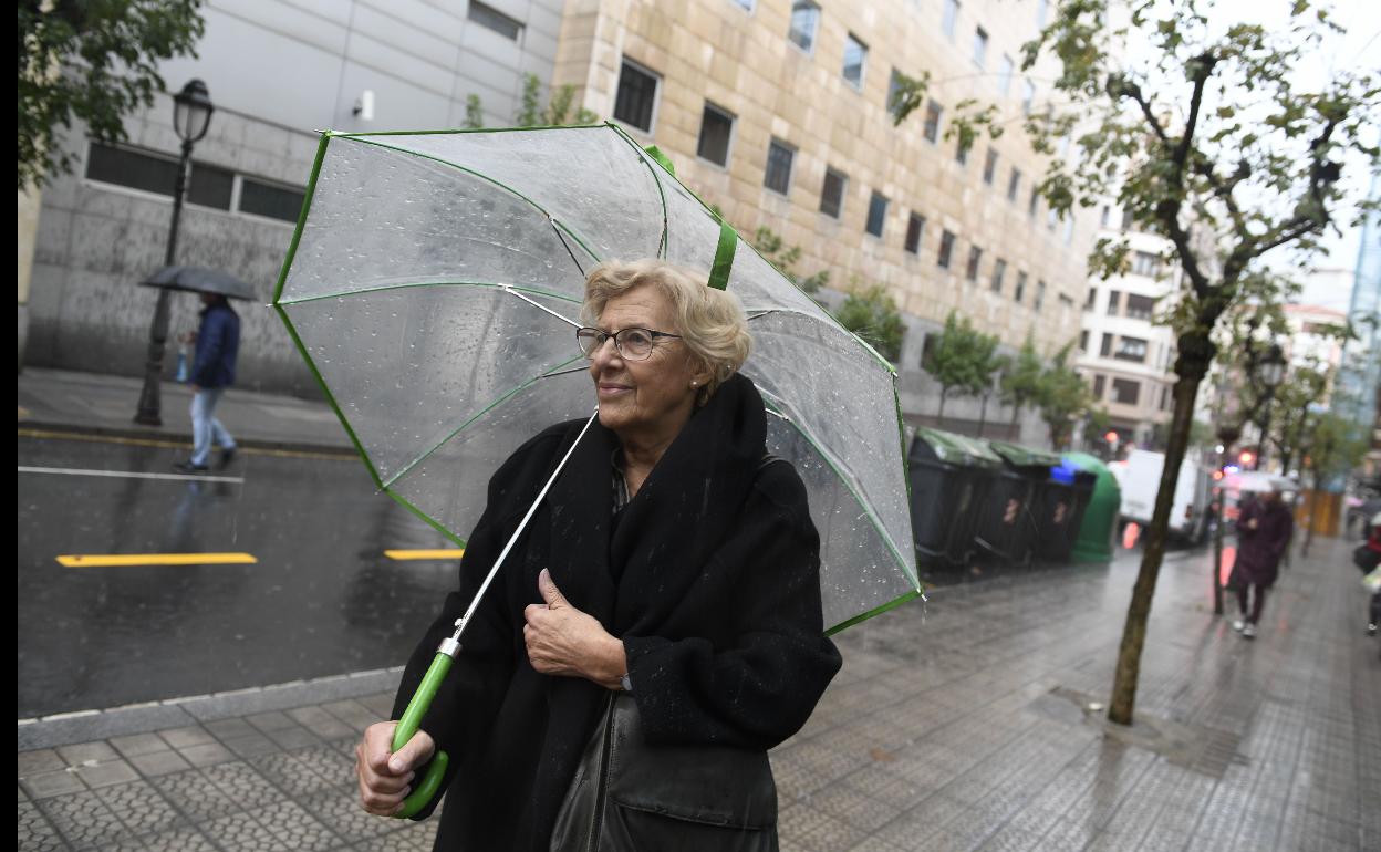 La exalcaldesa de Madrid Manuela Carmena 