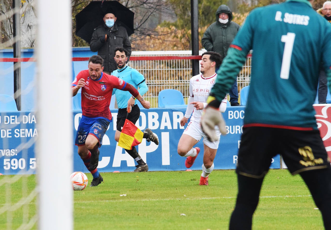 Los riojabajeños se han impuesto a la Cultural con los goles de David Soto y Álex Arias