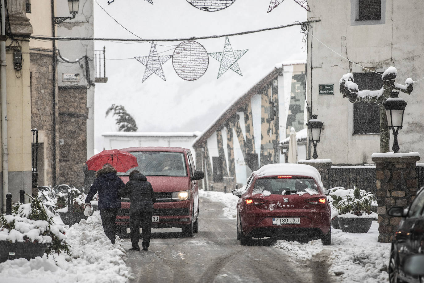 Fotos: Los Cameros, cubiertos de nieve