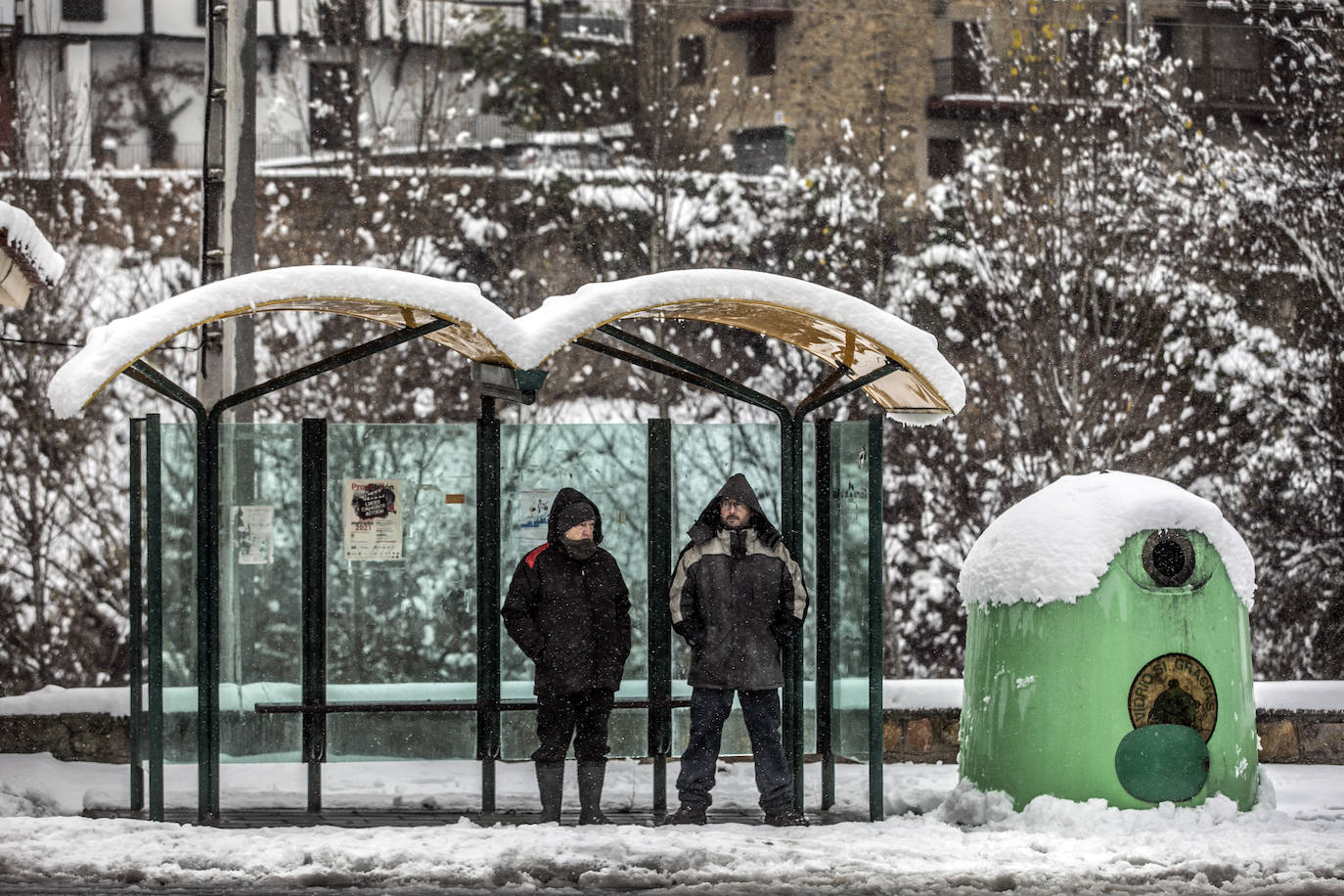 Fotos: Los Cameros, cubiertos de nieve